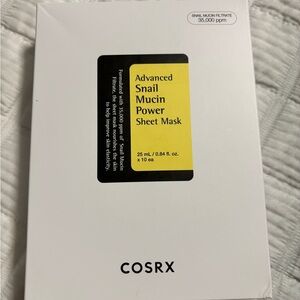 COSRX Advanced Snail Mucin Power Sheet Mask - White and Yellow